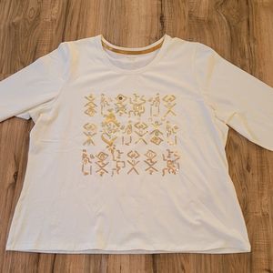 New Tan Jay Women's Petite L Top